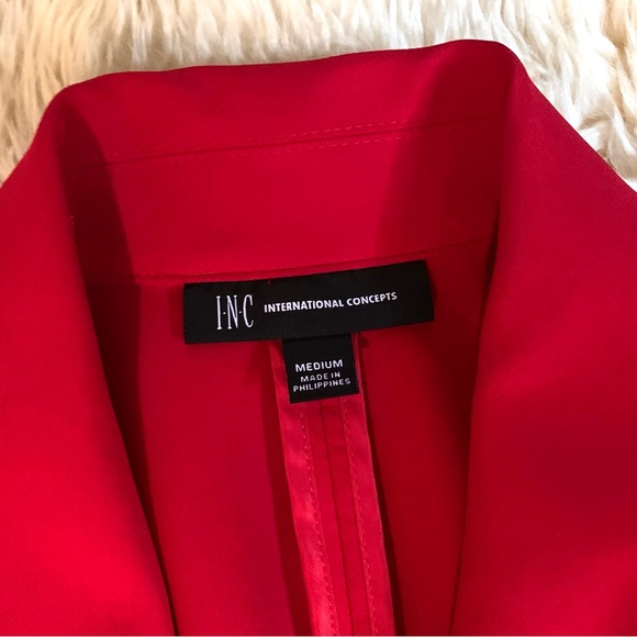 INC International Concepts Real Red Jacket - Picture 2 of 5